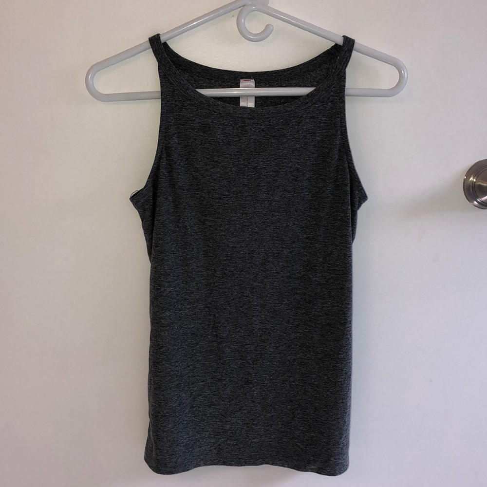No Boundaries Gray Tank Top